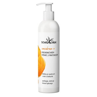 Výživný a zklidňující sprchový krém po opalování Sensiderma+ s Aloe vera a Panthenolem 250ml Soaphoria