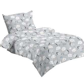 Jahu Povlečení mikroflanel Ovečka a mráček 140x200, 70x90 cm