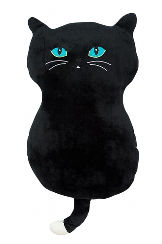 Svitap Polštářek mikrospandex Kočka černá 50x30 cm