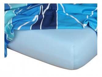 Dadka Jersey prostěradlo světle modrá 60x120x10 cm
