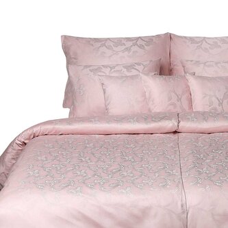 Dadka Povlečení damašek Rokoko pudrové 220x200, 2x70x90 cm