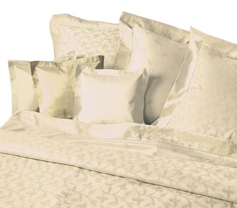 Dadka Povlečení damašek Rokoko natur 220x220, 2x70x90 cm
