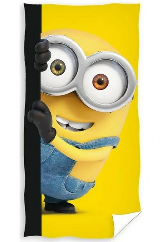 Carbotex Osuška Mimoni Bob tě vidí 70x140 cm