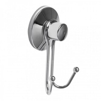 DuraHome Háček s přísavkou, dvojitý, MORENO 53074, chrom