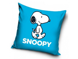 Carbotex Povlak na polštářek Snoopy blue 40x40 cm