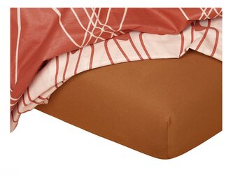 Dadka Jersey prostěradlo nugát 160x220x20 cm