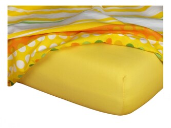 Dadka Jersey prostěradlo tmavě žlutá 60x120x10 cm