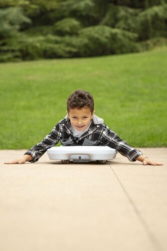 Niebieska deskorolka deska na kółkach Mini Eolo Italtrike