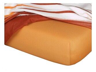 Dadka Jersey prostěradlo karamel 80x140x10 cm