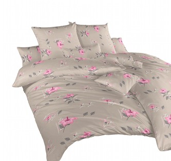 Dadka Povlečení krep Ibišek opál 240x220, 2x70x90 cm