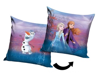 Carbotex Povlak na polštářek Ledové Království Čarovné dobrodružství 40x40 cm