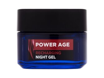 L'Oréal Paris Men Expert Pleťový gel Power Age Recharging Night Gel 50 ml pro muže