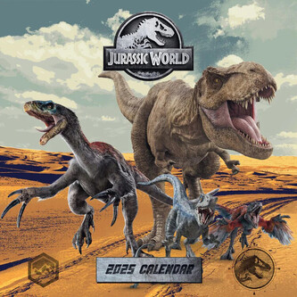 Kalendář 2025 Jurassic World, 30 x 30 cm