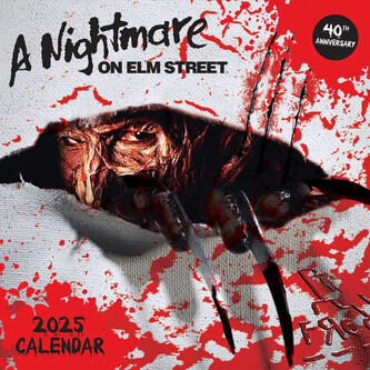 Kalendář 2025 A Nightmare On Elm Street Movie, 30 x 30 cm