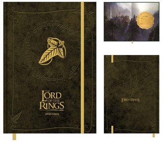 Denní diář 2025 The Lord Of The Rings|Pán prstenů (13 x 19 cm)