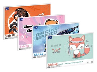 skicák A3/20 listů 190g 7500712