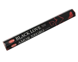 Indické vonné tyčinky HEM Black Love 20 ks