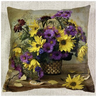 Dekorační polštář VINTAGE FLOWER IV. 40x40 cm  Mybesthome