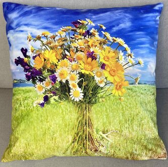 Dekorační polštář VINTAGE FLOWER I. 40x40 cm  Mybesthome