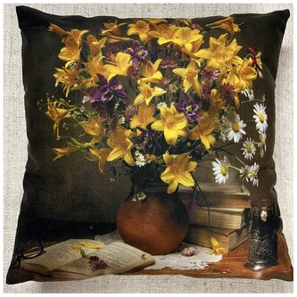 Dekorační polštář VINTAGE FLOWER V. 40x40 cm  Mybesthome