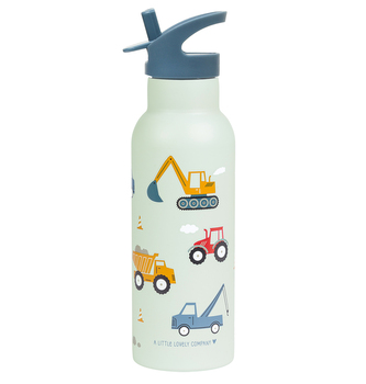 A Little Lovely Company - nerezová lahev na pití, 500 ml - vozidla