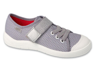 351Y016 dívčí tenisky Befado 1SZ šedá puntíky (navazující model na 251Y) 351Y016_36