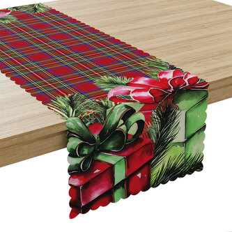 Vánoční ubrus - běhoun na stůl CHRISTMAS GIFT 38x140 cm Mybesthome
