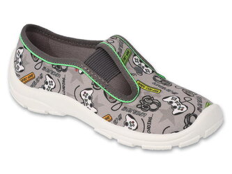 975X188 975Y188 - chlapecké bačkorky Befado šedé GAME 975XY188_27