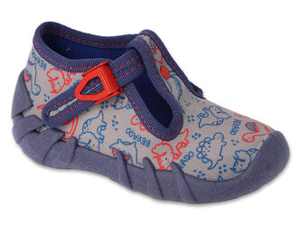 110N498 18 - chlapecké bačkorky Befado šedé, DINO 110N498_25