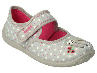955Y005 - dívčí balerínky Befado šedé, lenochod 955Y005_34