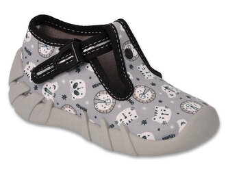 110N488 18 chlapecké bačkorky Befado šedé,zvířátka 110N488_26