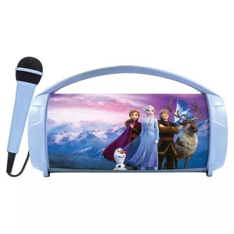 Reproduktor s mikrofonem Boombox Ledové království