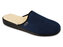 000M325 - Befado Dr.ORTO - pantofle pánské, modré, ovčí vlna 000M325_43