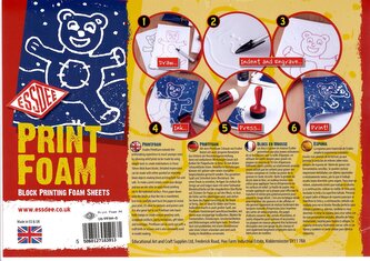 Tiskařská pěna, 21x29,5x1 cm - 5 archů (A4)