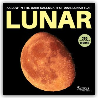 Lunar - Mond 2025 - Wandkalender
