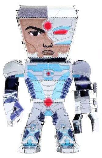 METAL EARTH 3D puzzle Justice League: Cyborg figurka