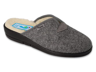937D634 - Befado Dr. ORTO dámské pantofle šedé,ovčí rouno 937D634_40