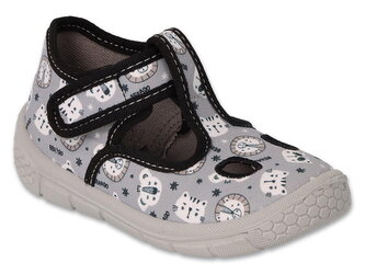 630P012 18 - chlapecké bačkorky Befado šedé, ZOO 630P012_23