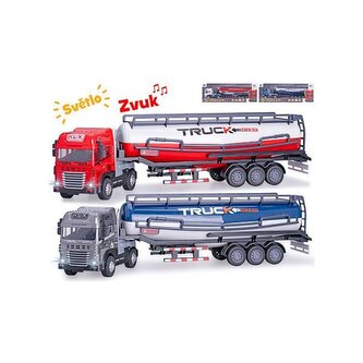 Cisterna 39cm 1:24 kov na baterie na setrvačník se světlem a zvu