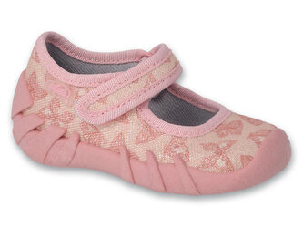 109N263 18 - dívčí botičky Befado, růžová, motýlci 109N263_19