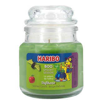 Svíčka ve skleněné dóze Haribo, Boo, 85 g