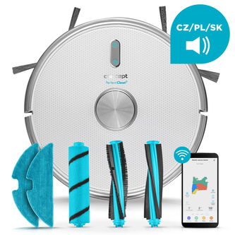 Robotický vysavač s mopem 2 v 1 PERFECT CLEAN Laser VR3125