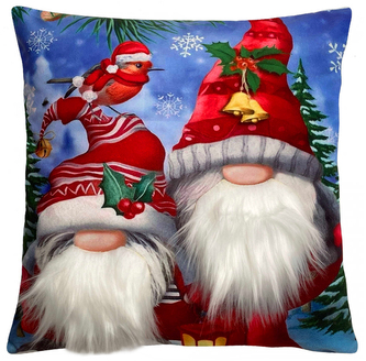 Vánoční polštář s 3D aplikací VÁNOČNÍ SKŘÍTKOVÉ IV. 40x40 cm Mybesthome