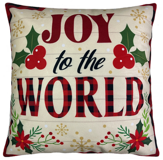Vánoční polštář CHRISTMAS JOY I. 40x40 cm Mybesthome