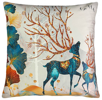 Vánoční polštář CHRISTMAS DEER II. 40x40 cm Mybesthome