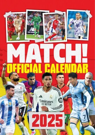 Oficiální nástěnný kalendář 2025: Match! Magazine (A3 29,7 x 42 cm)