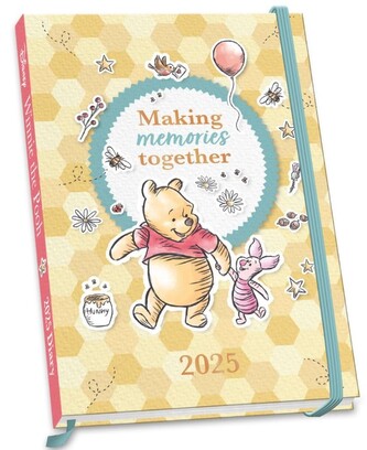 Diář 2025 Disney: Medvídek Pú (A5 15 x 21,5 x 1,5 cm)