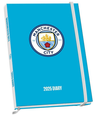Diář 2025 FC Manchester City (A5 15 x 21,5 x 1,5 cm)
