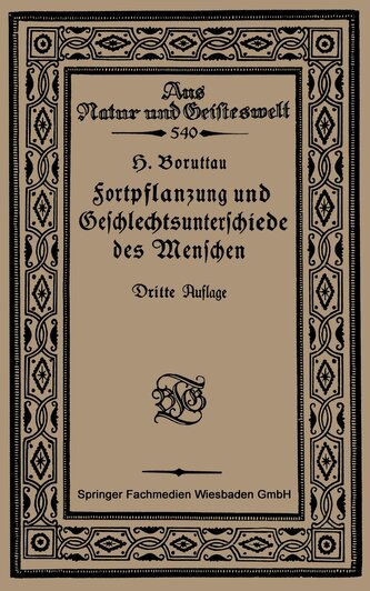 Fortpflanzung und Geschlechtsunterschiede des Menschen