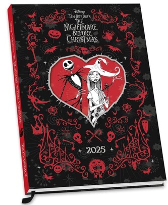 Diář 2025 Disney|Nightmare Before Christmas|Ukradené Vánoce (A5 15 x 21,5 x 1,5 cm)